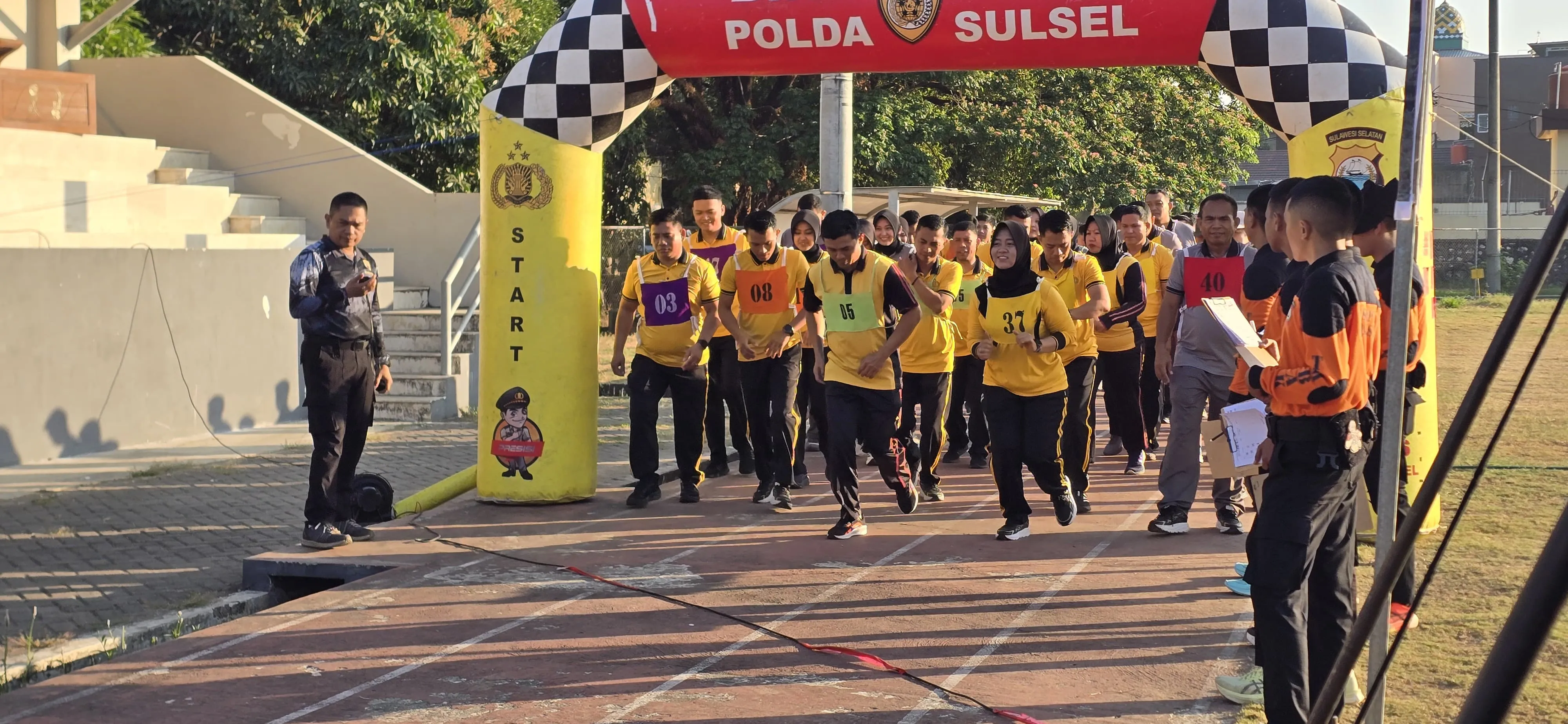 Biro SDM Polda Sulsel Gelar Tes Kesamaptaan Jasmani Periode 2 Tahun 2026
