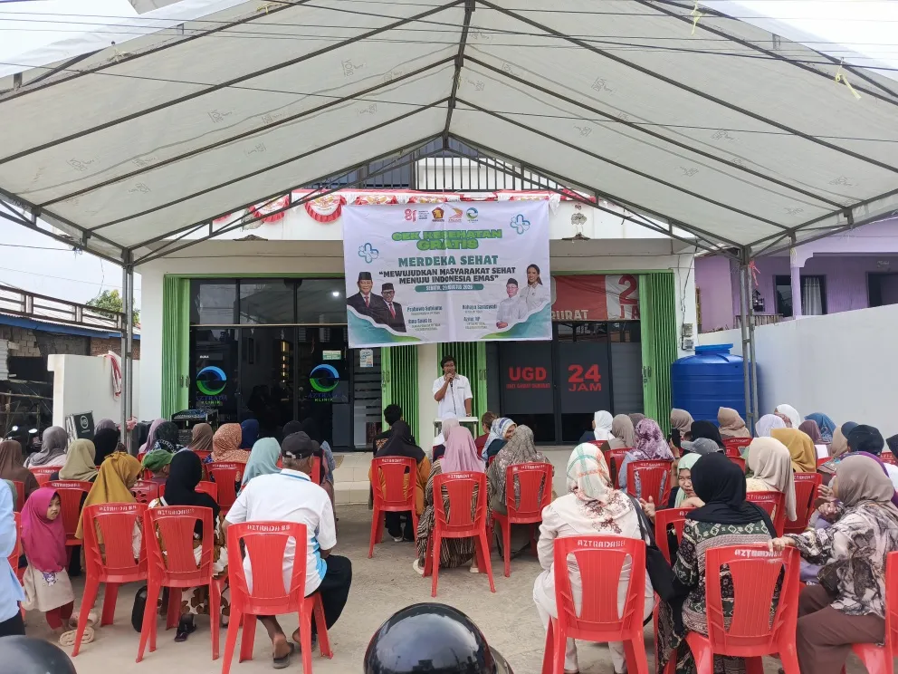 Merdeka Sehat Digelar di Sebatik Timur, Warga Antusias Ikuti Cek Kesehatan Gratis